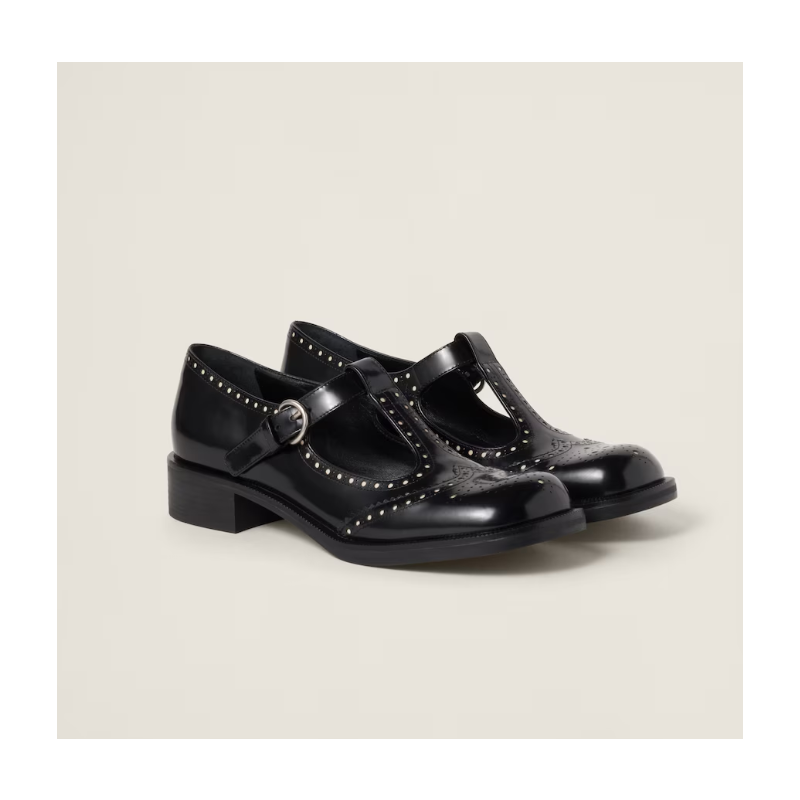 Miu Miu leather loafers