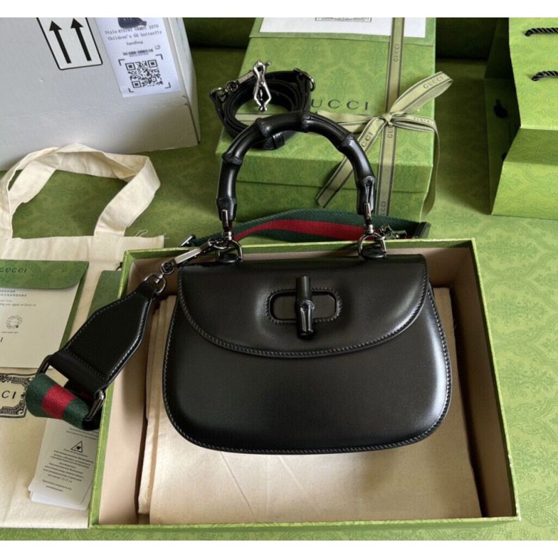 Gucci Small Bamboo 1947 Top Handle Bag 