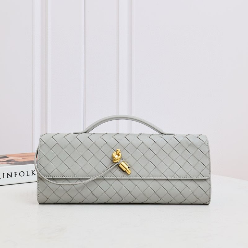 Bottega Veneta Andiamo Clutch-Sterling