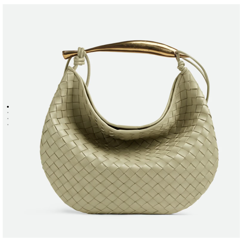 Bottega Veneta Large Sardine Bag-Travertine