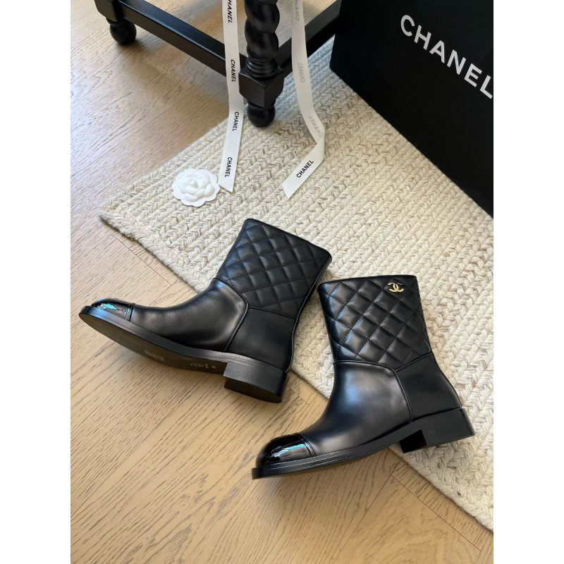 Chanel leather Boots, Size 35-41