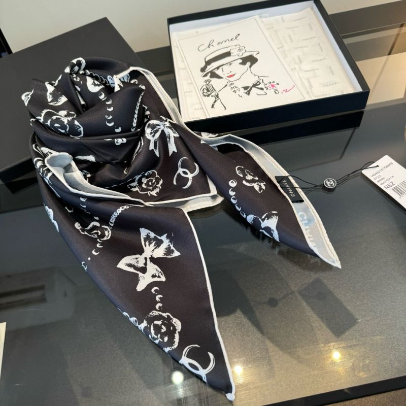 Chanel Square Silk Scarf 90cm