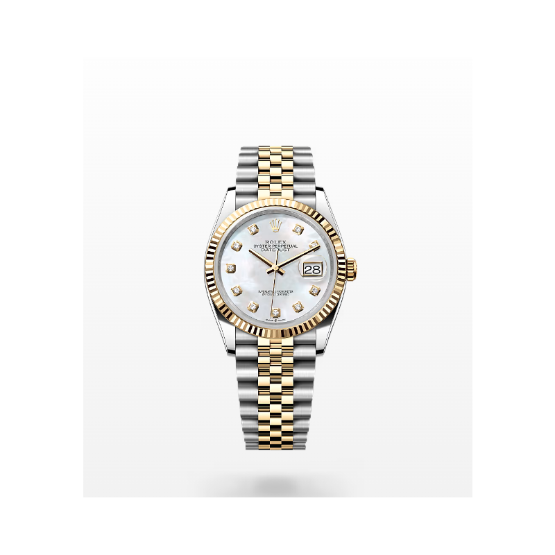 Rolex Datejust 36mm, 41mm, Oystersteel, Diamonds + 18K gold