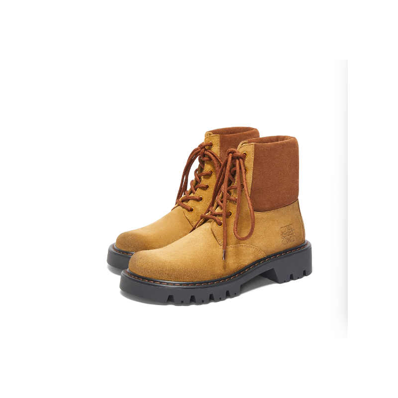 Loewe Suede and Leather Boots, Size 35-40