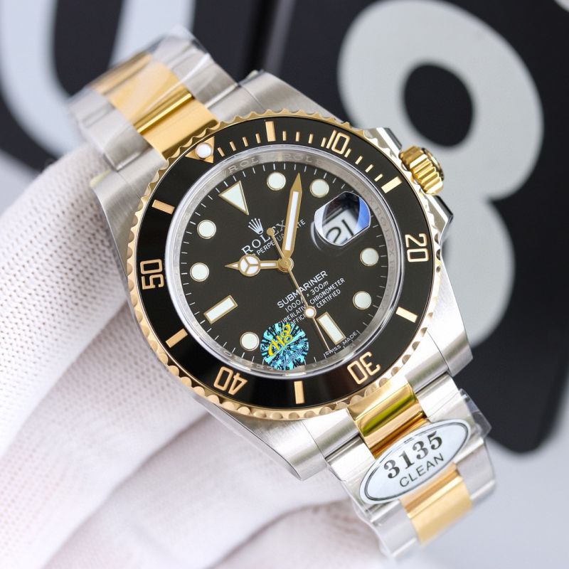 Rolex Submariner  Oyster, 41 mm, Oystersteel, 18K yellow gold