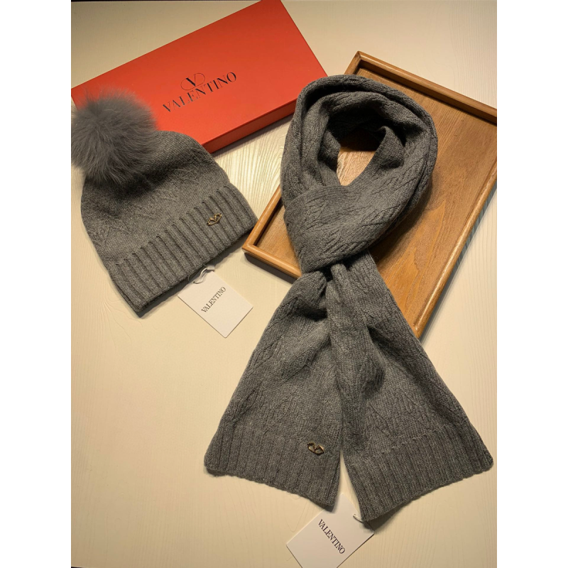 Valentino Cashmere scarf and hat