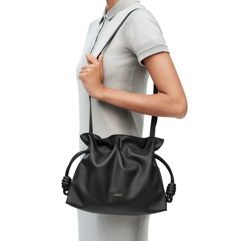 Loewe Medium Flamenco Bag-Black