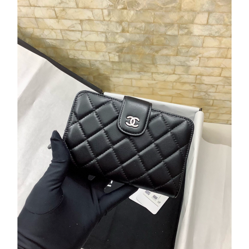 Chanel Flap Wallet- Black