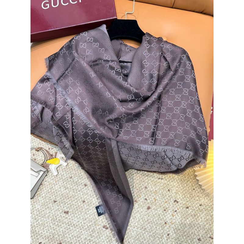 Gucci Classic Cashmere and Silk Shawl 