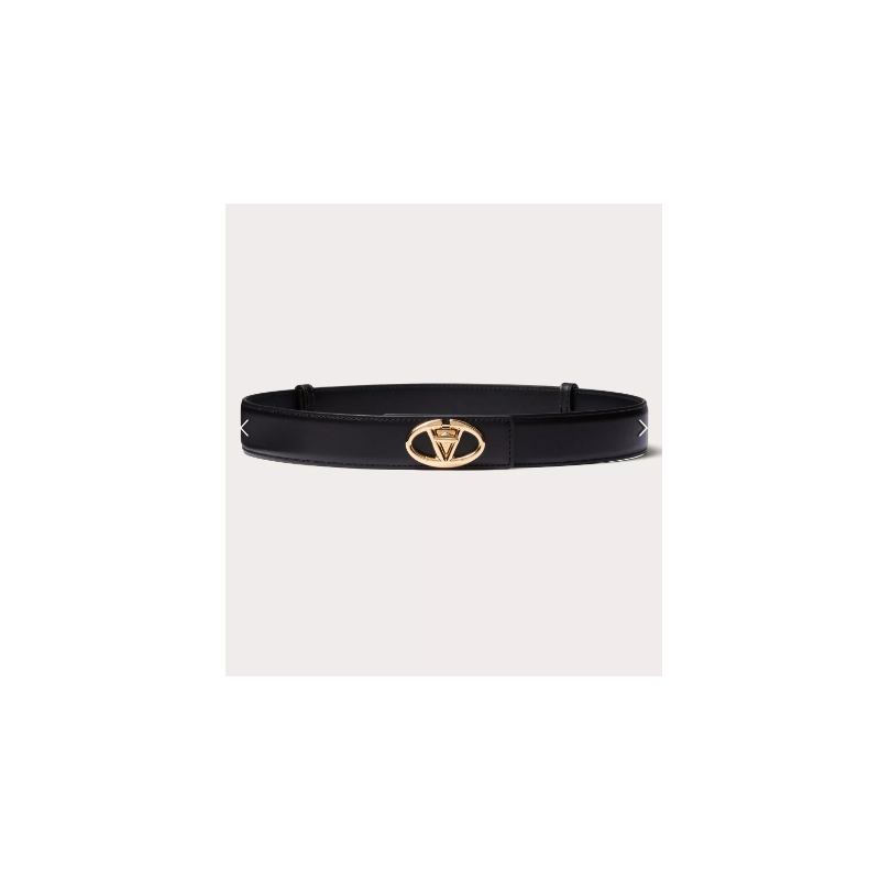 Vlogo Leather Belt 3.0cm
