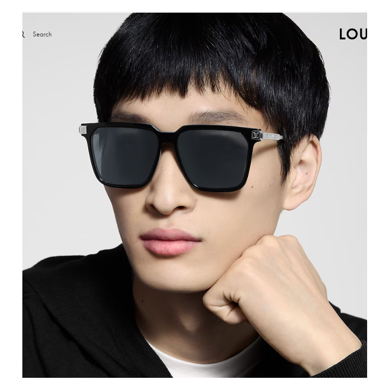 Z1667 LV Rise Square Sunglasses